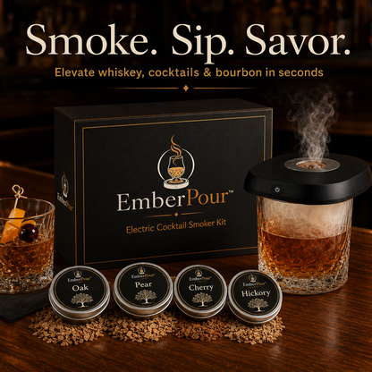 EmberPour™ Electric Cocktail Smoker Kit